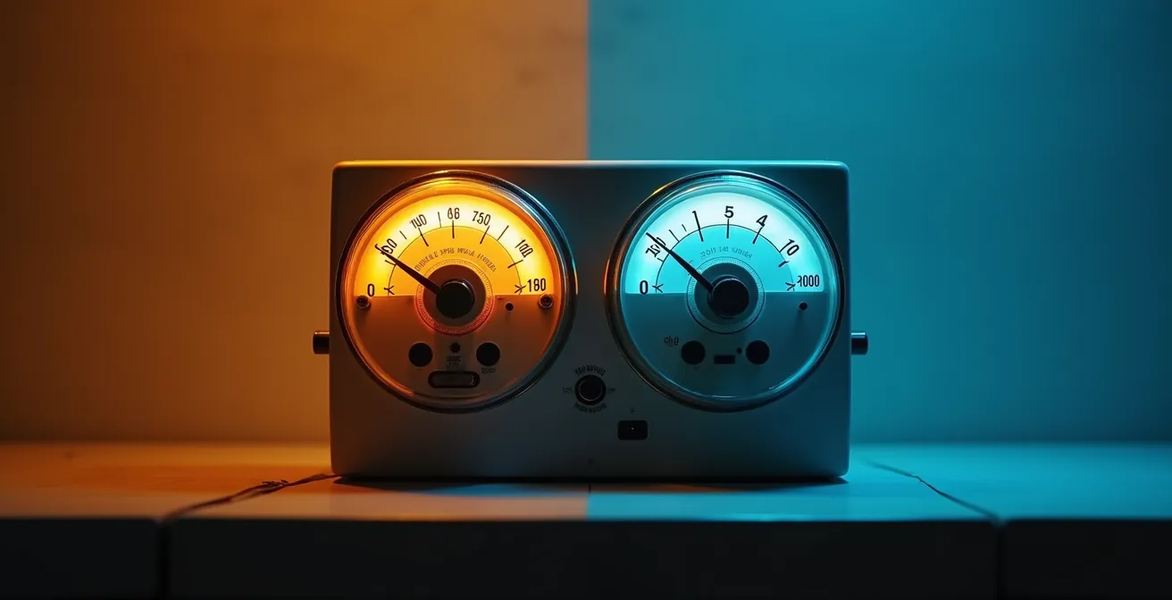 Visualisation des coûts énergétiques comparés entre LED et HPS