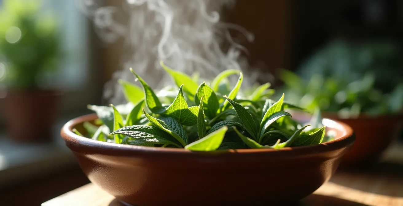 Processus de décarboxylation des feuilles de chanvre en cuisine