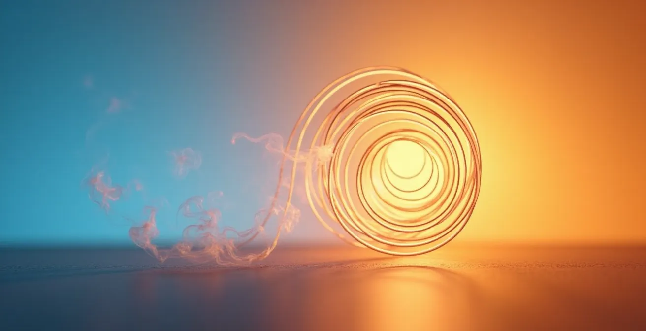 Vue rapprochée d'une résistance en acier inoxydable SS316L installée dans un atomiseur